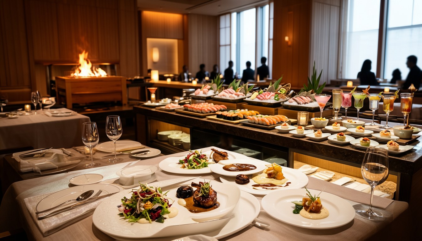 橫濱威斯汀酒店(The Westin Yokohama)外觀,Minato Mirai,夜晚燈光
