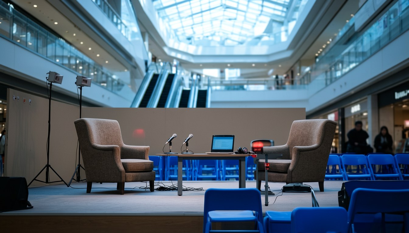 名古屋大前AEON MALL商場外觀,入場處有「20周年」紀念橫額
