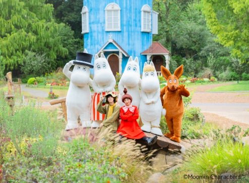 Moomin Valley Park（ムーミンバレーパーク）示意圖，©Moomin Characters™