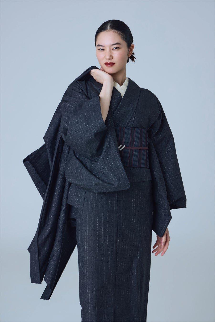きものやまと尾州ウール冬季和服新品
