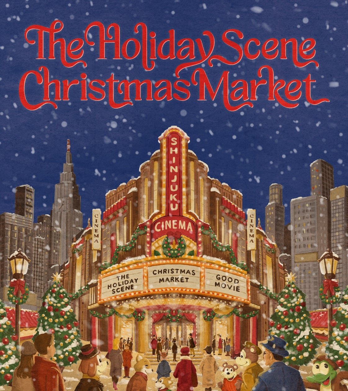 新宿ルミネ1屋上聖誕市集「THE HOLIDAY SCENE CHRISTMAS MARKET」