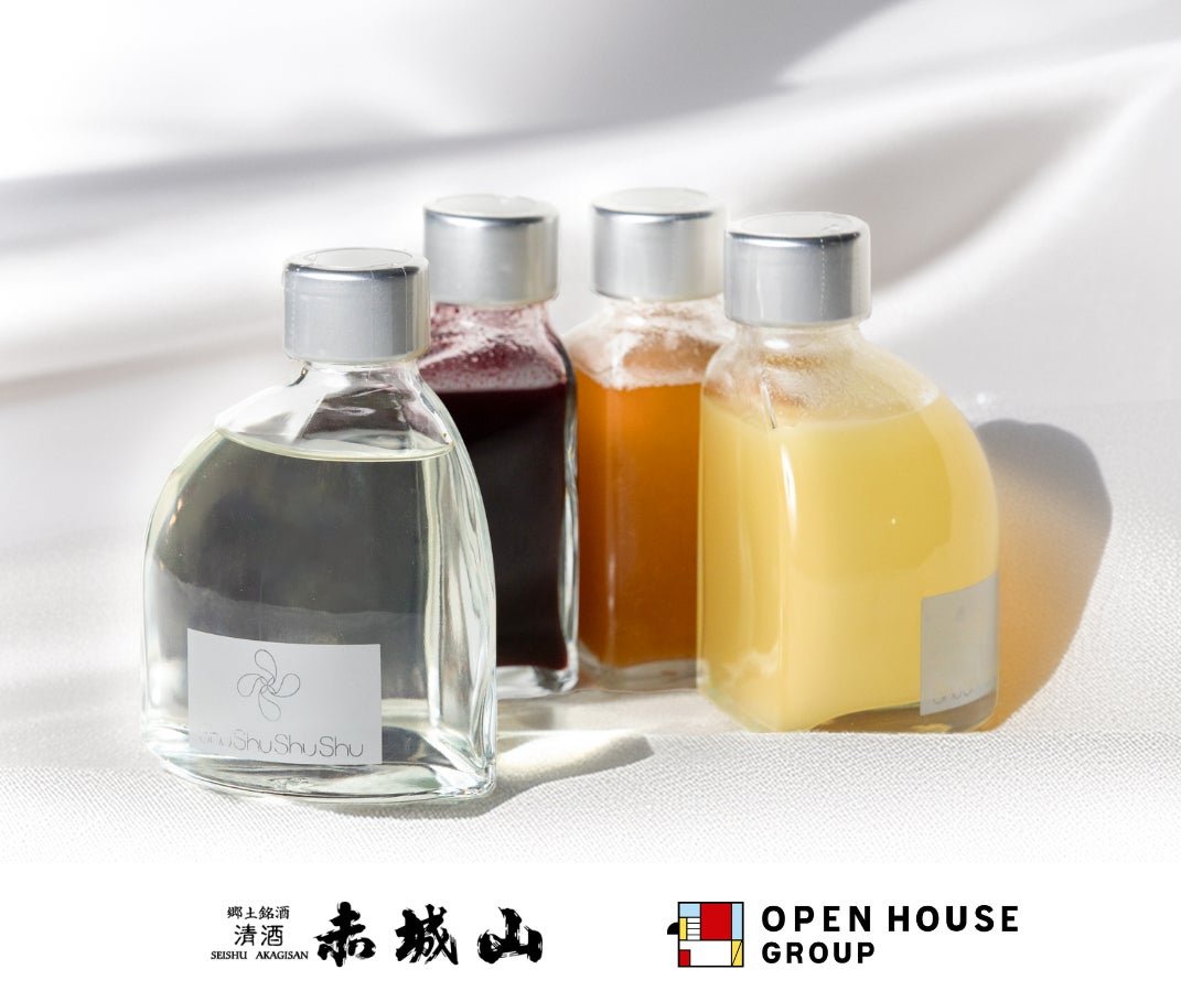 「Shu Shu Shu Shu」日本酒リキュール四瓶組（圖片來源：PR TIMES）