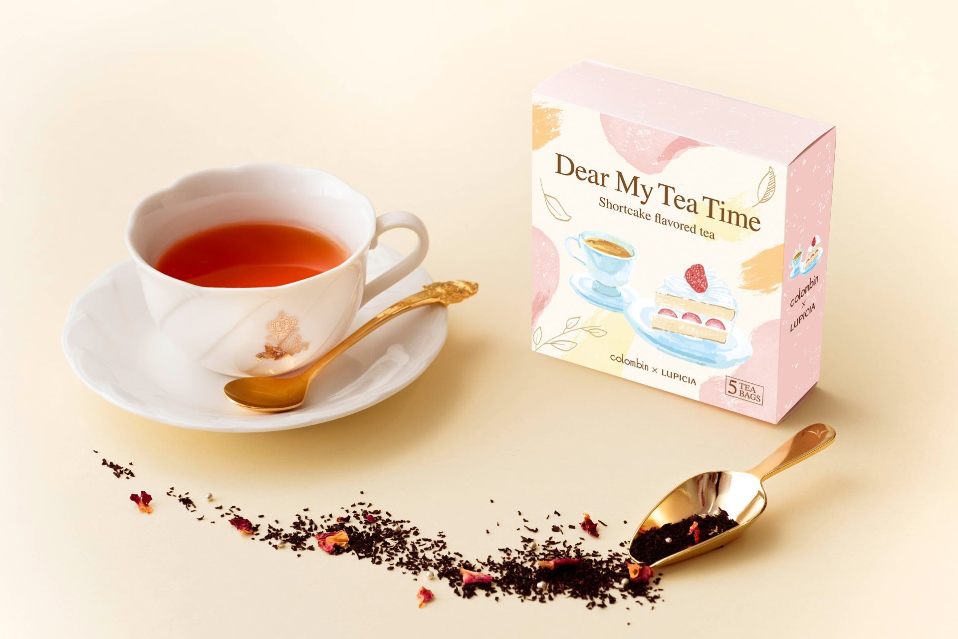 コロンバン × ルピシア 聯名限定茶點禮盒『Dear My Tea Time』11月1日上架