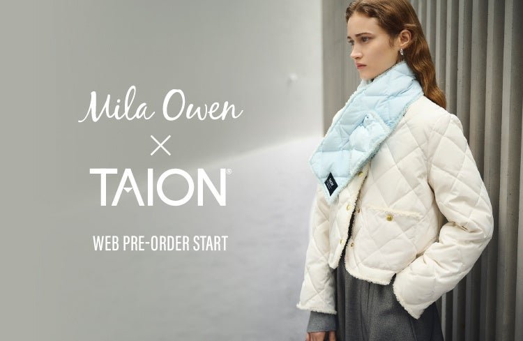 Mila Owen × TAION 聯乘冬裝系列產品圖