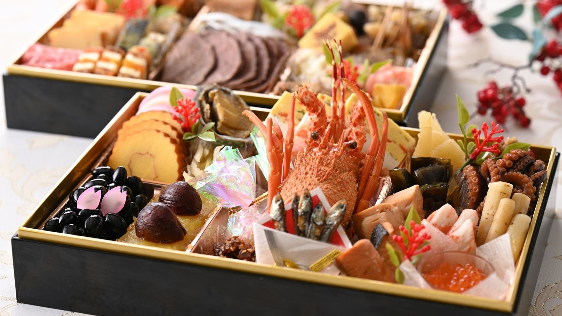 和洋 Osechi 二段盒（Grand Prince Hotel Hiroshima 2026 新年年菜）