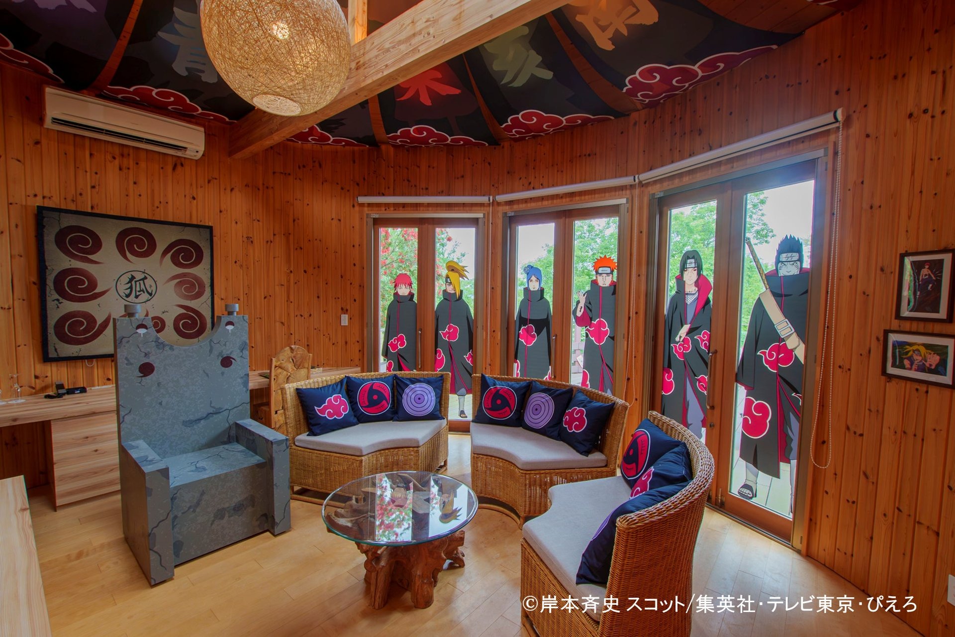 ニジゲンノモリ NARUTO聯名限定飲品及聯名房宣傳圖