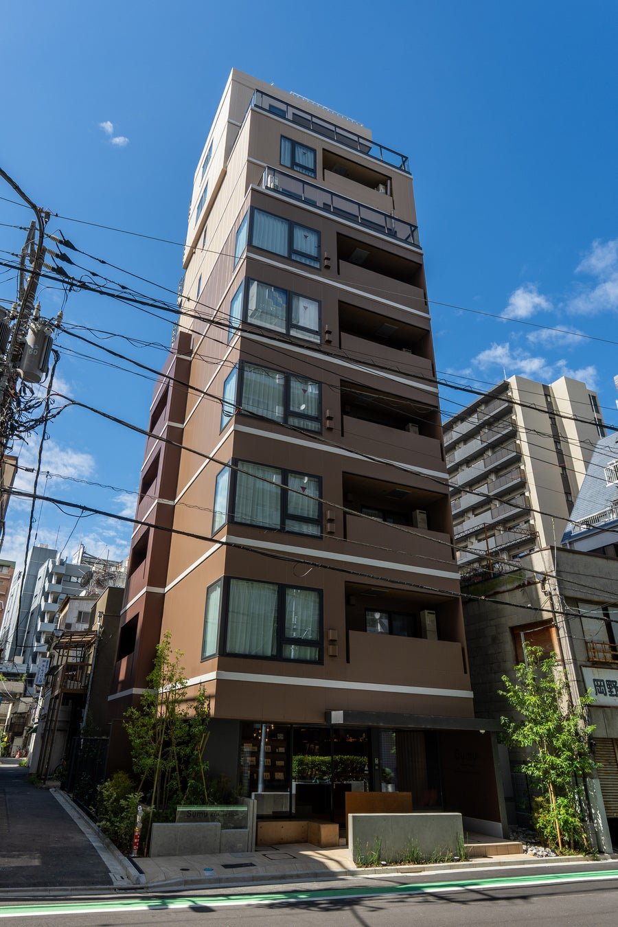 Sumu Asakusa South 建築外觀：地上10層、全17室，Sumu 首個新建物業