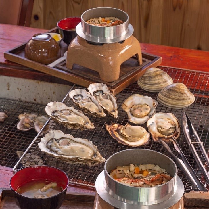 「海鮮焼 海道丸」海鮮BBQ示意圖