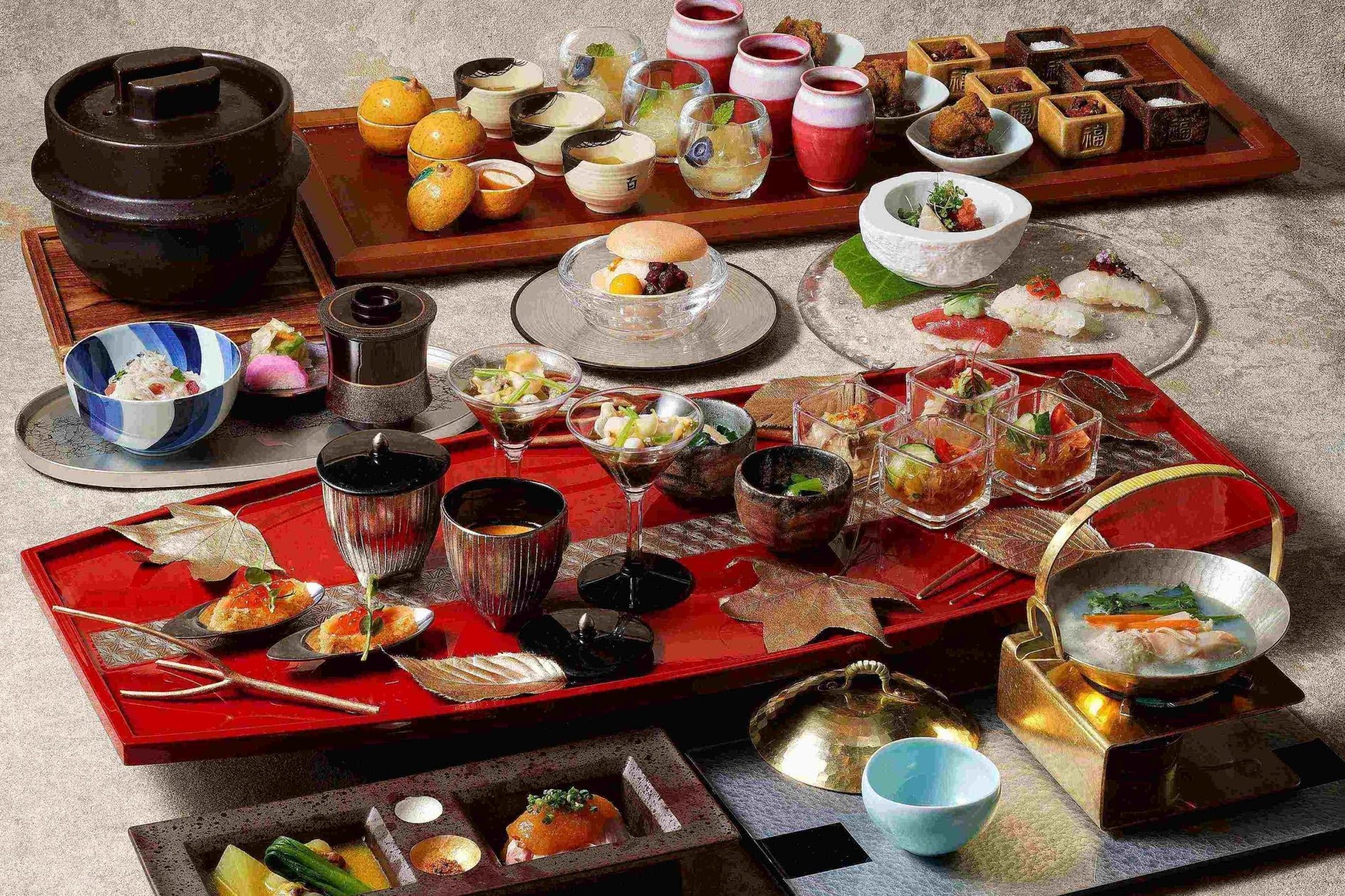 日本料理 華暦 冬日限定套餐「旬華」菜式（示意圖）