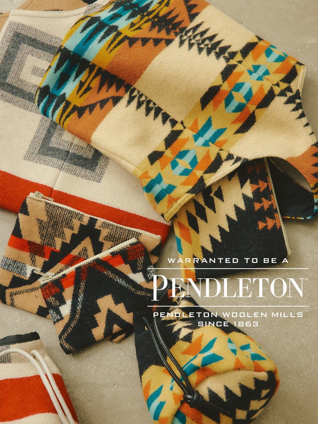 PENDLETON for JOURNAL STANDARD relume 聯乘手袋及小物系列(Tote、巾袋、Pouch)