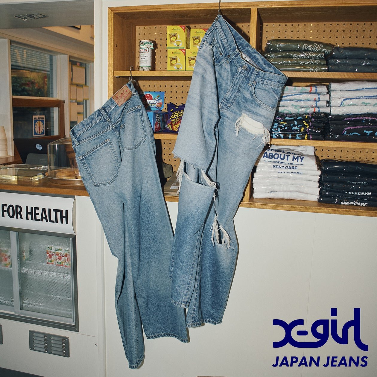 X-girl JAPAN JEANS 第二彈（日本製牛仔褲）官方發布圖