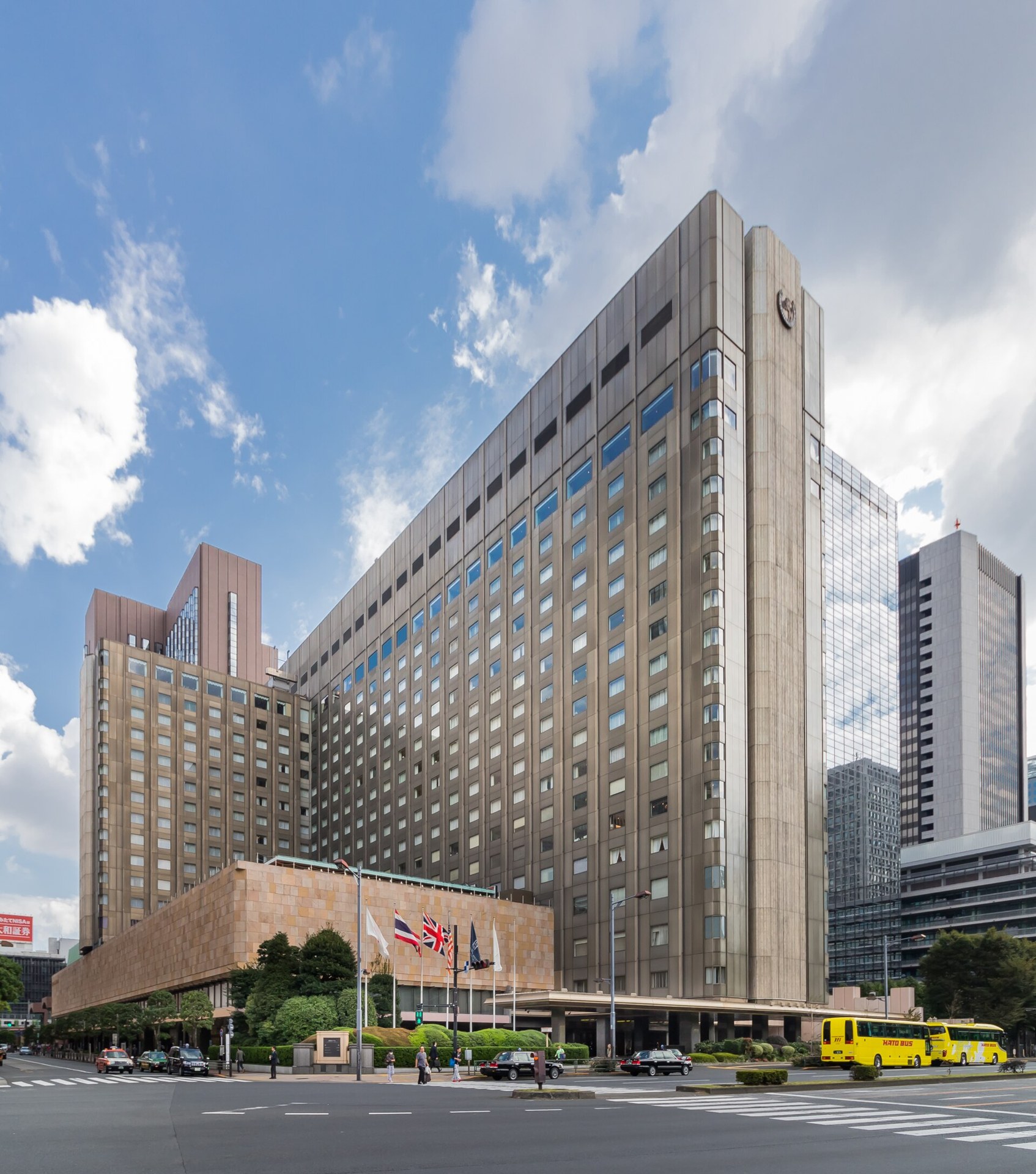 東京帝國酒店塔外景，銀座一帶