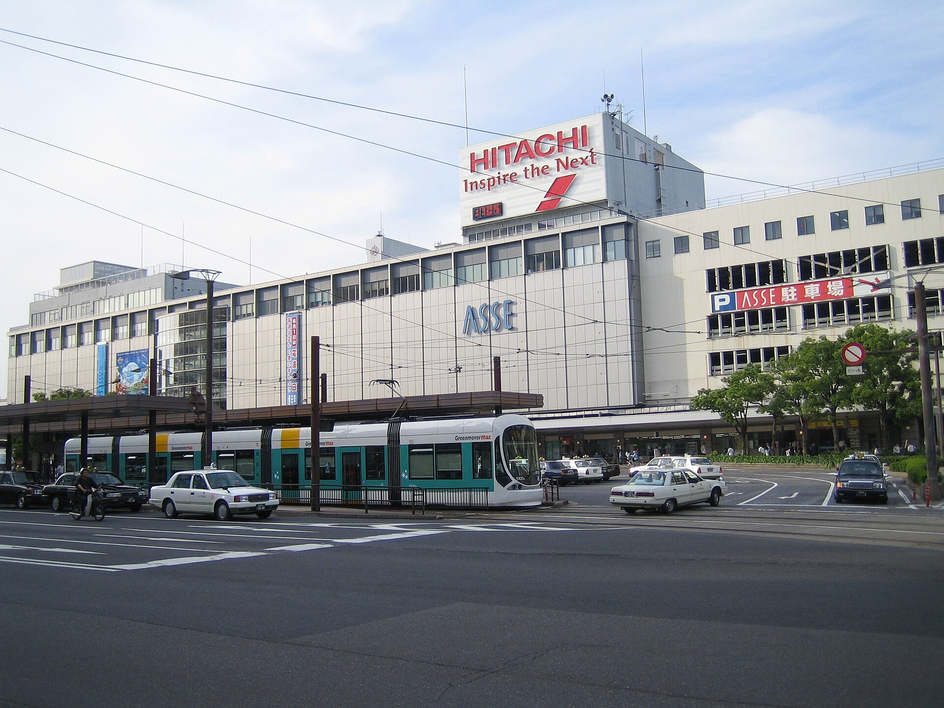 廣島駅前重建中嘅酒店工程（示意）