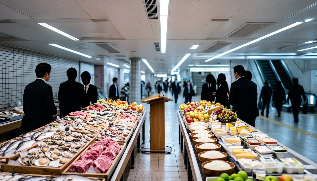 札幌地下街チカホ北海道特產展展場