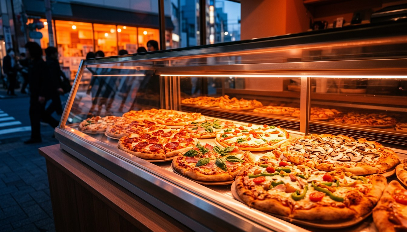 Pizza Hut 日本秋季 Size Up 期間之指定 M size 比薩
