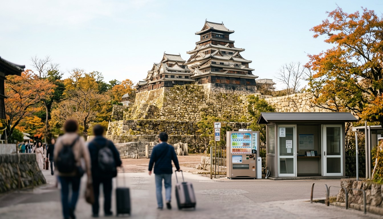 熊本街道景色示意圖