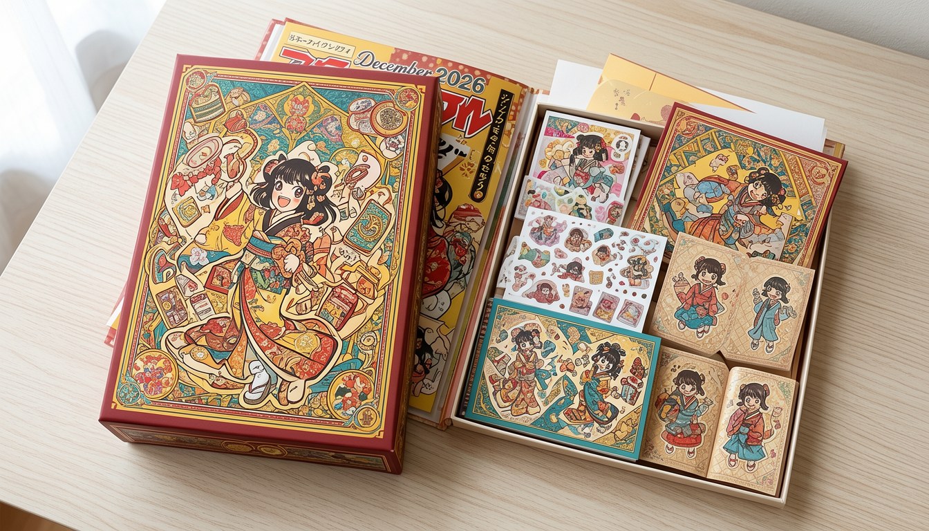 「小丸子」40周年紀念文具套裝概念示意