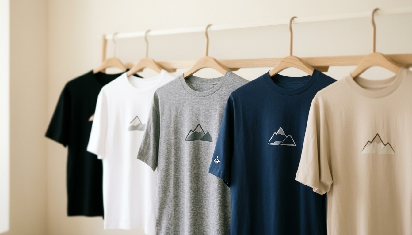 coody 原創 T-shirt 全 5 款設計平鋪展示