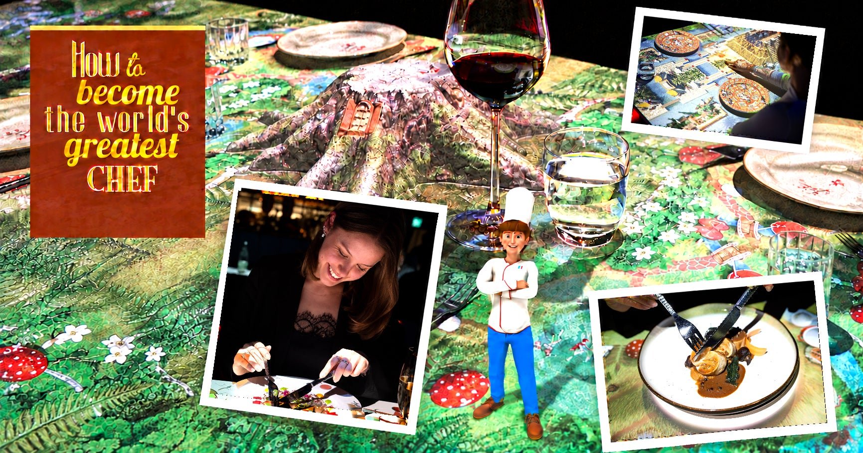 京都 Hyatt Regency Le Petit Chef 3D 投影沉浸式餐飲體驗