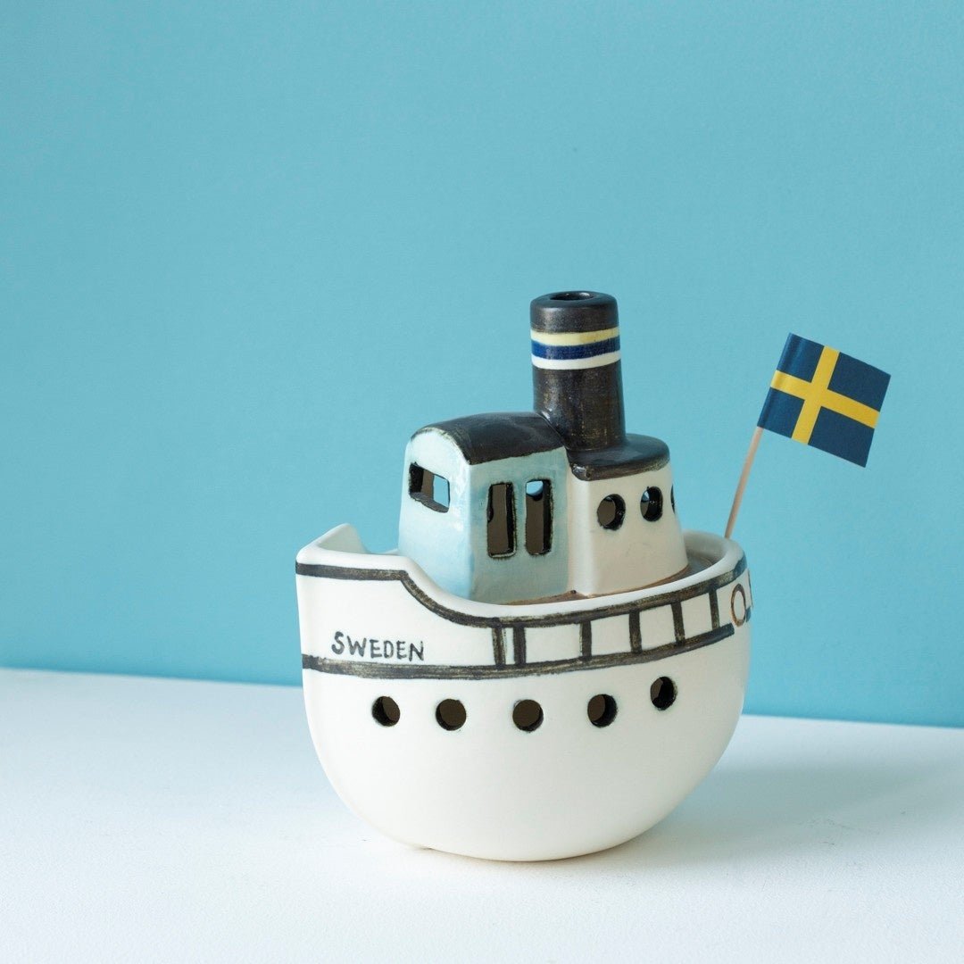Gustavsberg（グスタフスベリ）博特系列陶瓷作品，展覽展品。圖：日本旅遊｜PR TIMES
