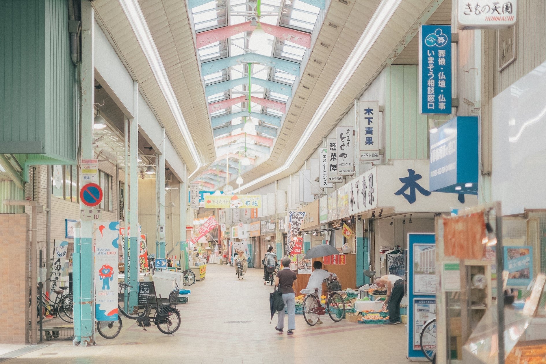 佈施商店街及電影放映會示意圖