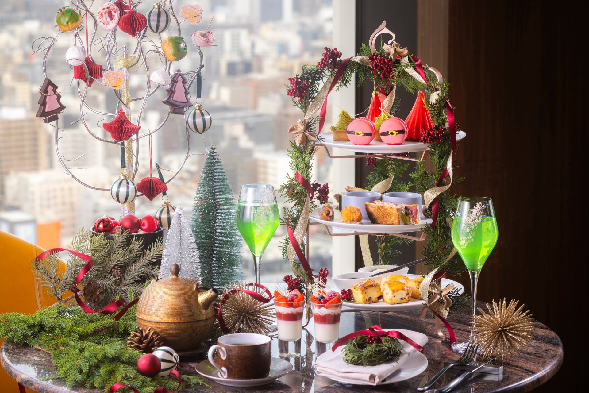 Centara Grand Hotel Osaka「Winter & Christmas」聖誕限定下午茶(來源:PR TIMES)