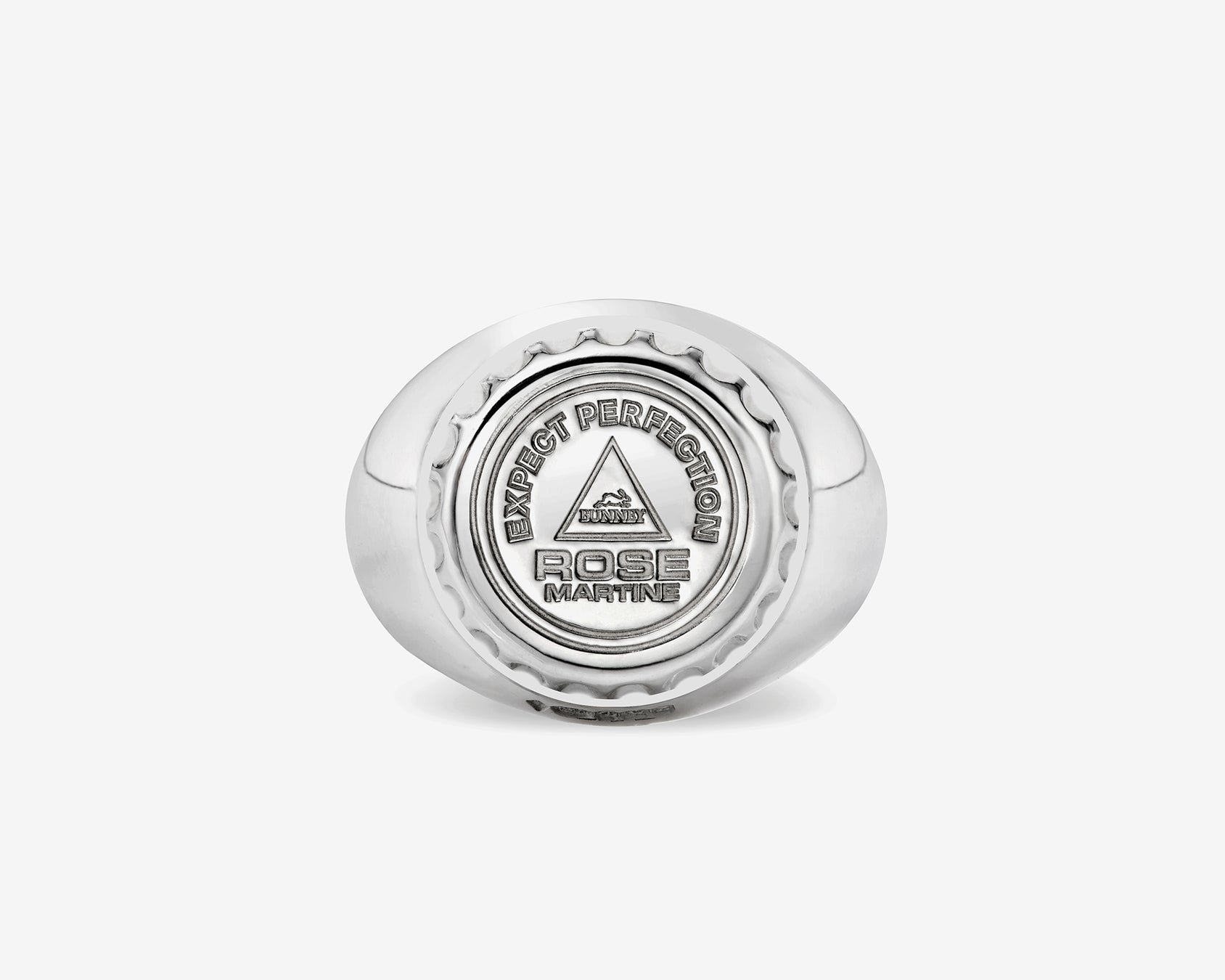 BUNNEY for MARTINE ROSE「THE BOTTLE TOP」聯名系列瓶蓋造型印章戒
