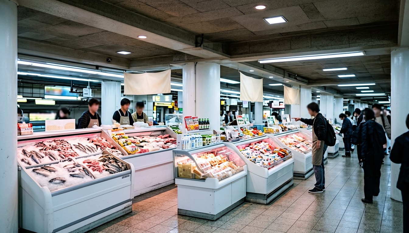 札幌地下街チカホ内嘅地方特產展示活動