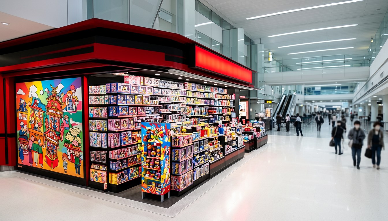 成田機場T1 Fa-So-La TAX FREE AKIHABARA Annex 翻新後嘅賣場示意
