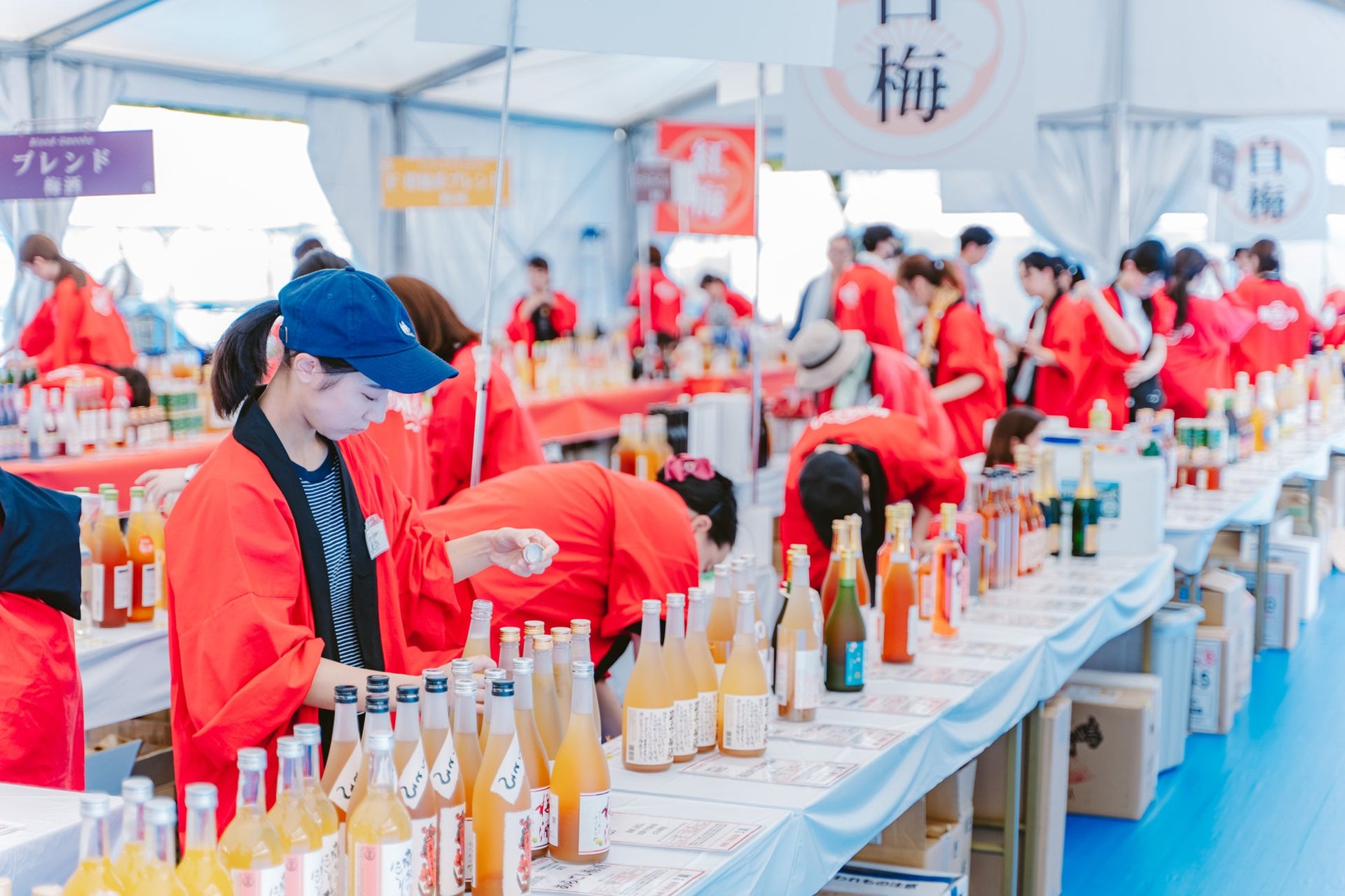 全國梅酒祭飲品比較試飲會場