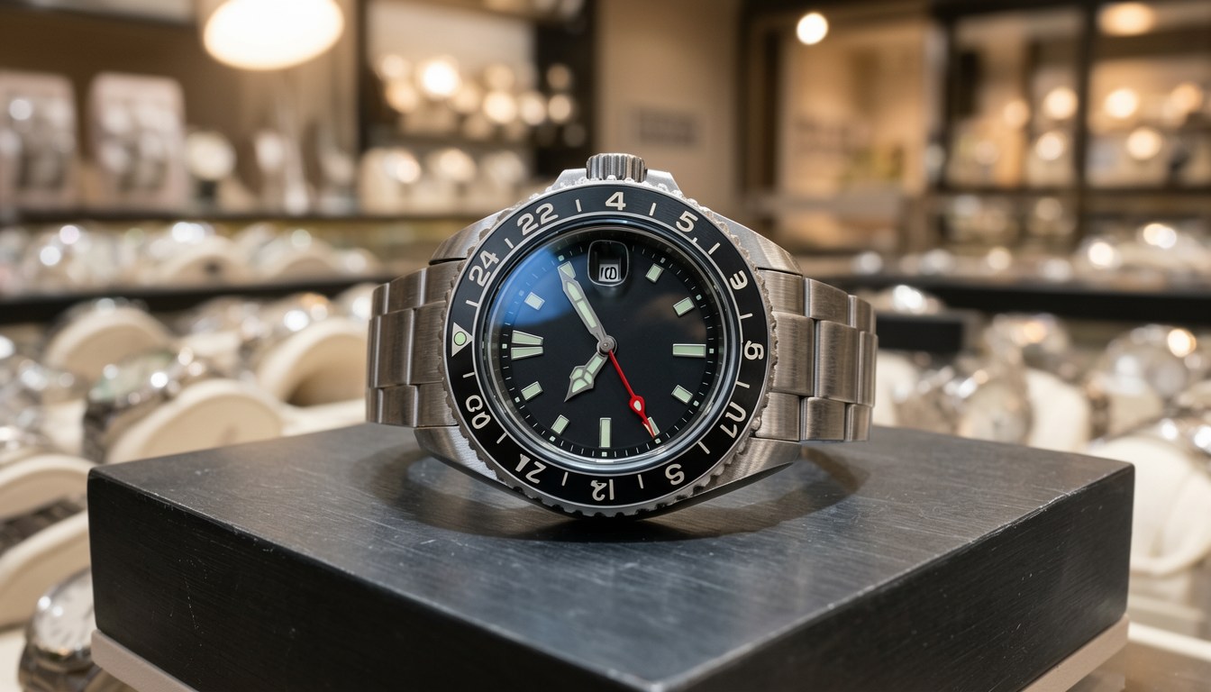 法國 BALTIC「Aquascaphe GMT MK-II」雙時區腕錶,黑錶盤配藍/紅/灰/綠24小時錶圈,10月24日日本先發。