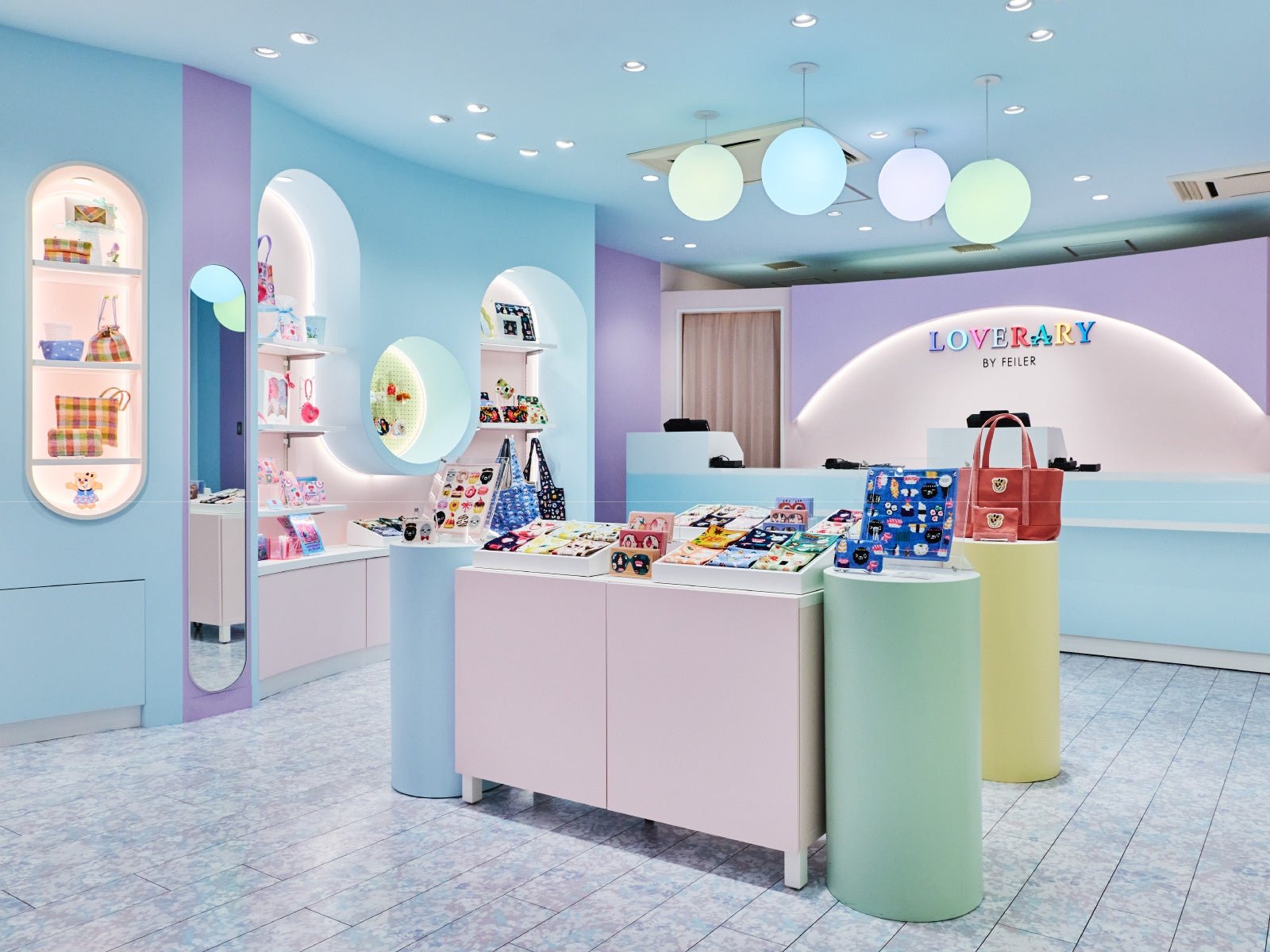 LOVERARY BY FEILER グランスタ東京店 當日店內照片（來源：FEILER Japan 官方公告）