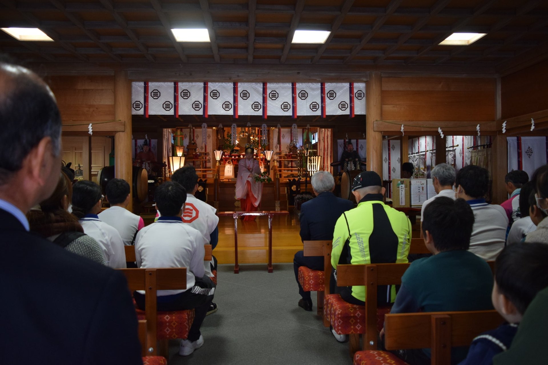 自転車神社安全祈願祭