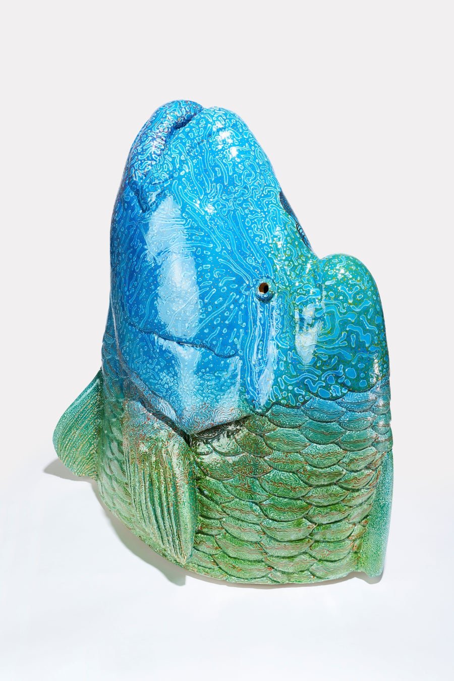 「火ヲカウ」陶瓷作品,W73×D45×H83cm,𫝆井完眞作
