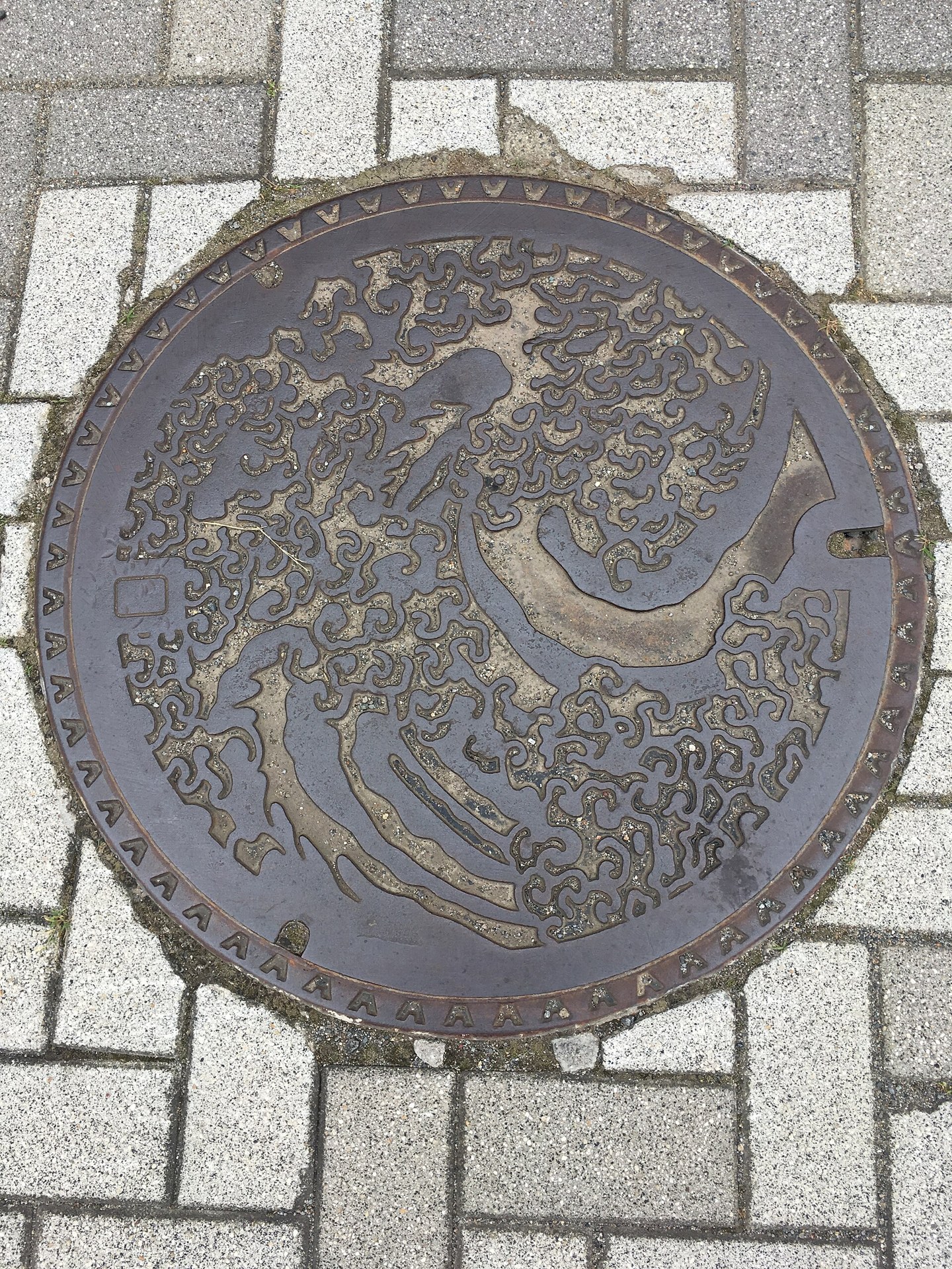 長野縣小布施町嘅秋季花園同老鎮街景（示意）