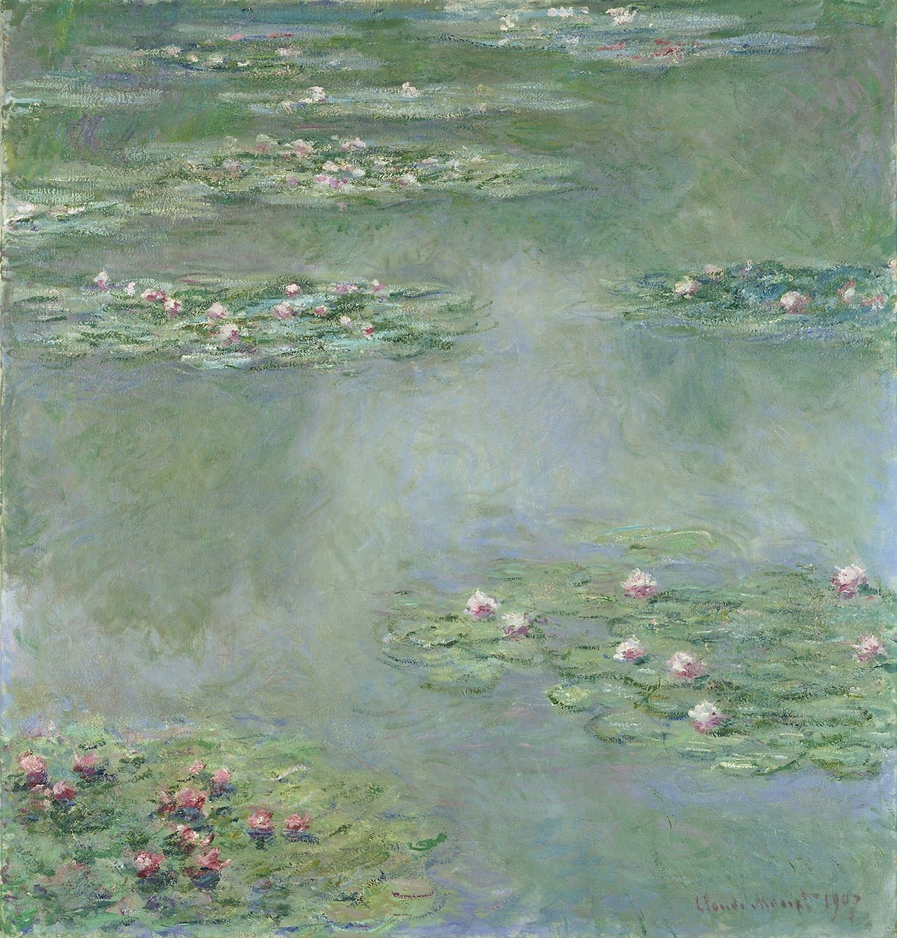 克勞德・摩奈《睡蓮》1907年,Pola美術館