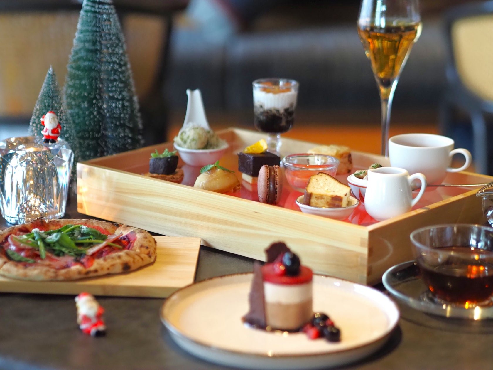 京都 Station Mercure TRATTORIA M KYOTO 聖誕下午茶甜品擺盤