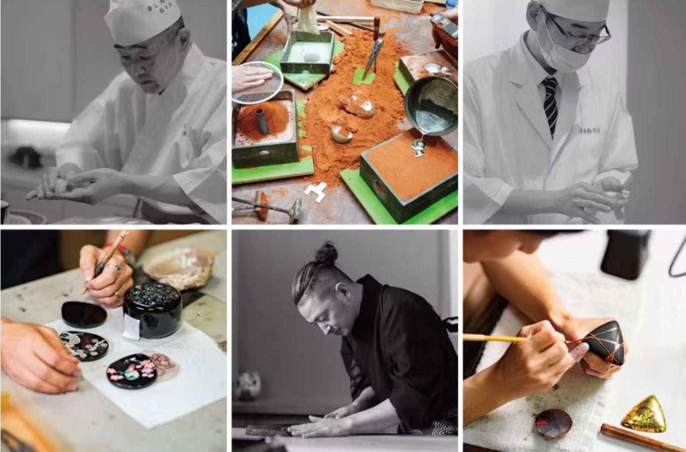 「Tsugi-no-Te」主導嘅「工芸壽司皿 SUSHI PLATE」展示圖