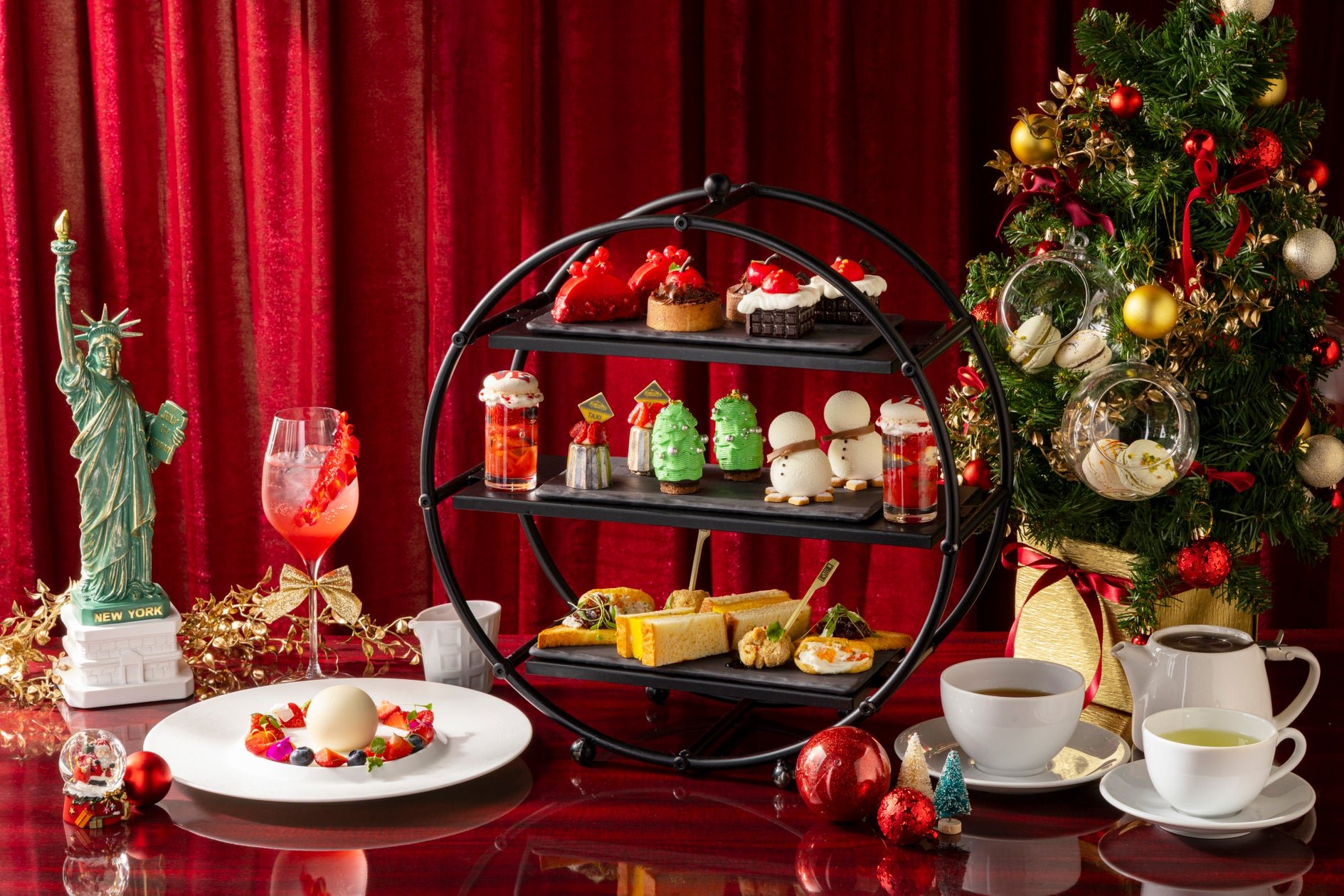Kimpton Shinjuku Tokyo Christmas in New York 主題下午茶