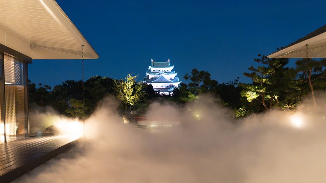 名古屋「Espacio Nagoya Castle」4樓池泉庭園水霧燈光演出「雲龍」圖片