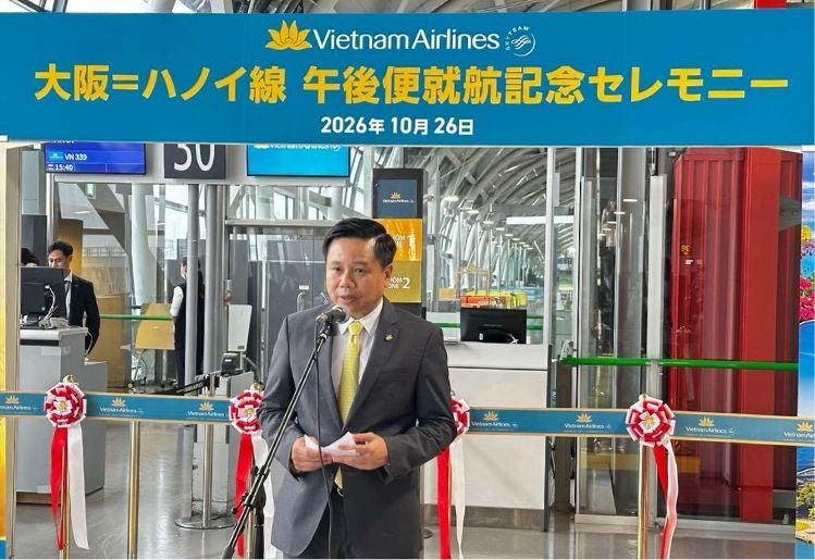 越南海空增設大阪—河內午後班，11月底起週14班