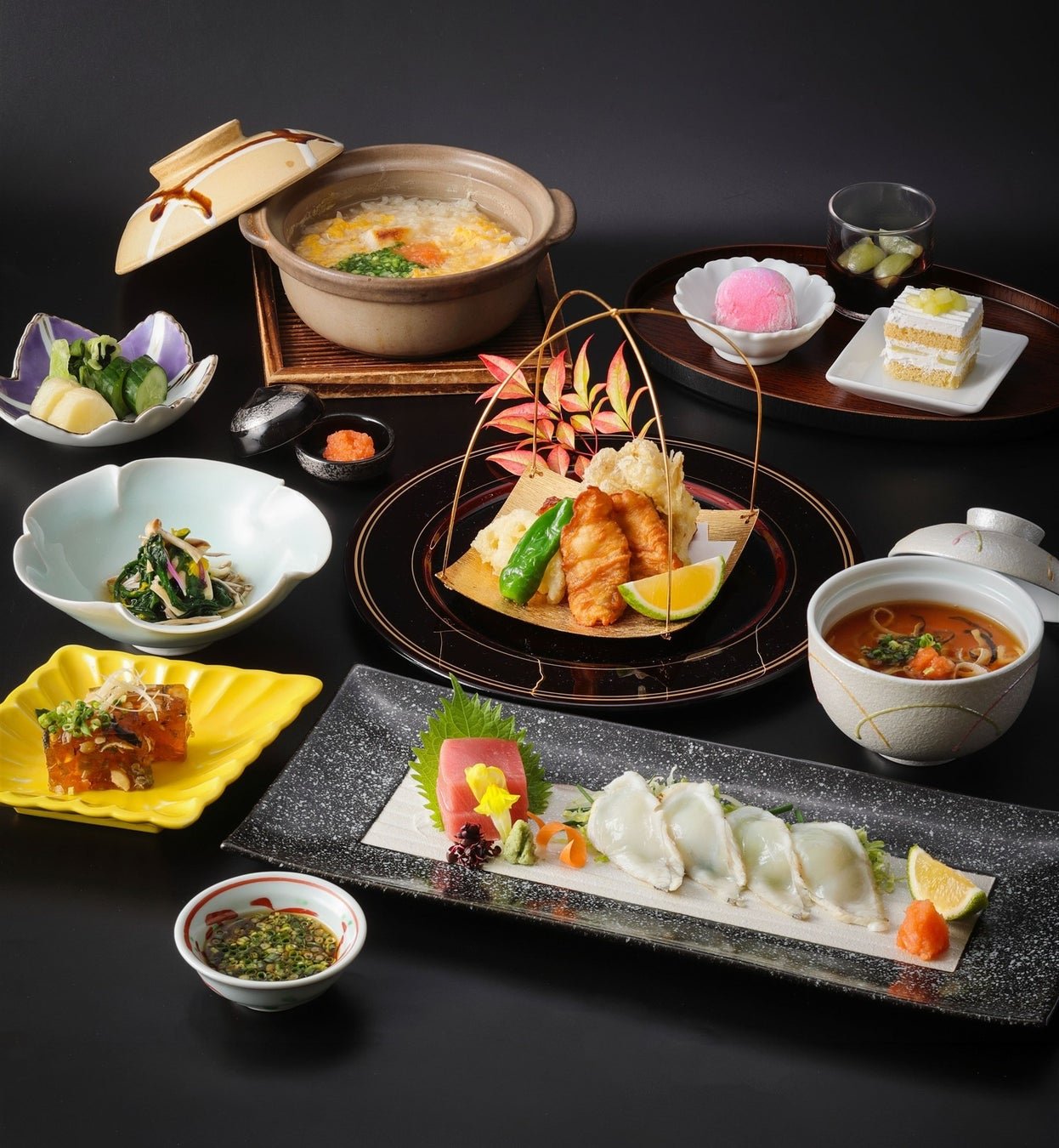 新大谷幕張酒店「千羽鶴」冬季限定鰭魚全席御膳