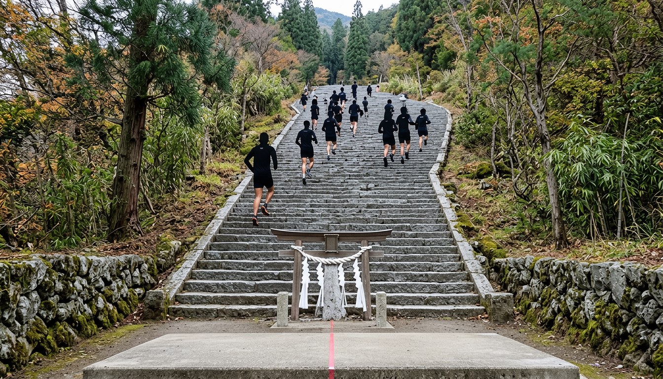 太郎坊宮嘅石段