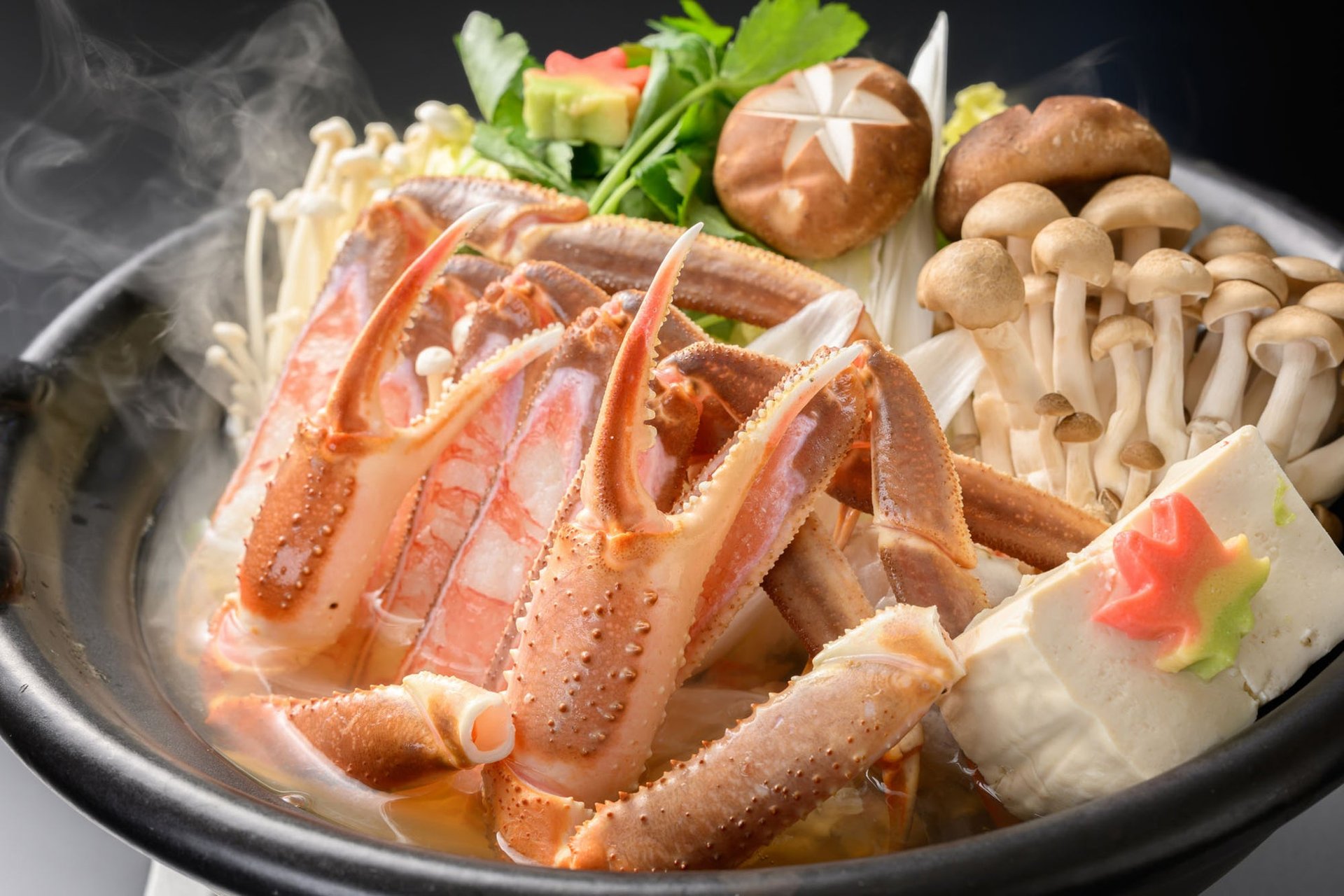 三朝温泉「ブランナールみささ」蟹套餐