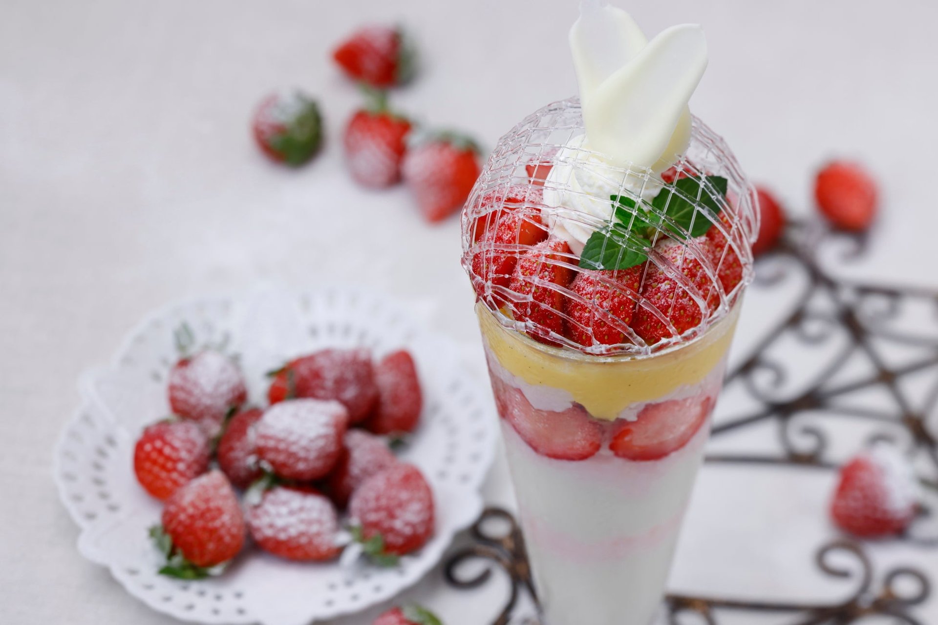 グランドニッコー東京 台場 White Prelude Strawberry Parfait 冬季限定聖代